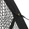 vidaXL Baseball Batting Cage Net Black 196.9"x157.5"x98.4" Polyester