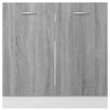 vidaXL Sink Bottom Cabinet Gray Sonoma Engineered Wood Medium Storage