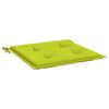 vidaXL Garden Chair Cushions 2 pcs Bright Green 15.7"x15.7"x1.6" Oxford Fabric
