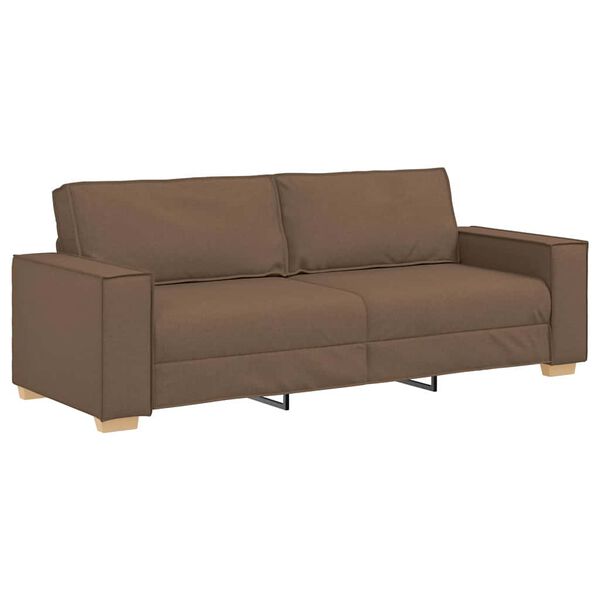vidaXL Sofa Brown 86.61 x 30.71 x 33.07 in Fabric