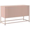 vidaXL TV Cabinet Pink Steel 39.6 in TV Cabinet Rectangular
