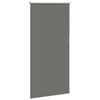 vidaXL Roller Blind Grey 100% Polyester 27.6x59.1 in Adjustable Armrests