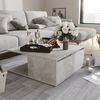 vidaXL Coffee Table Concrete grey Engineered wood 31.5in x 31.5in