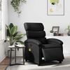 vidaXL Electric Massage Recliner Chair Black Faux leather, metal, plywood