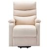 vidaXL Stand up Chair Cream Fabric