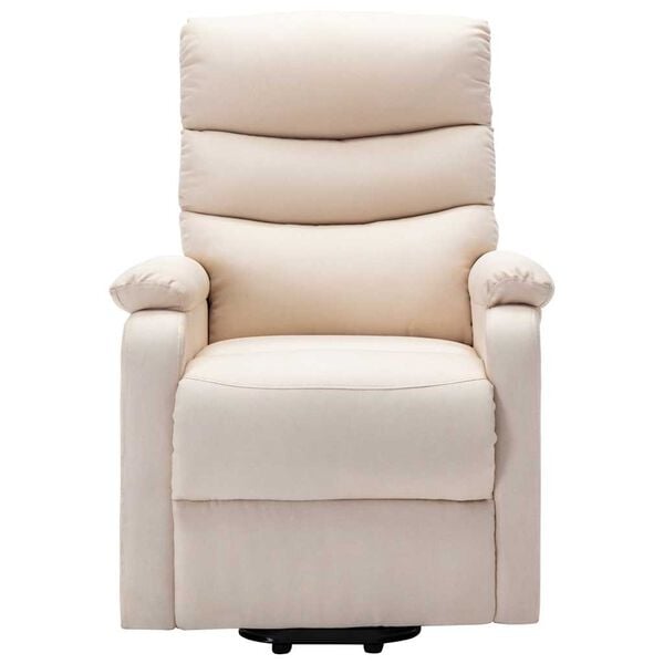 vidaXL Stand up Chair Cream Fabric