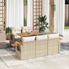 vidaXL Garden Sofa Set Beige