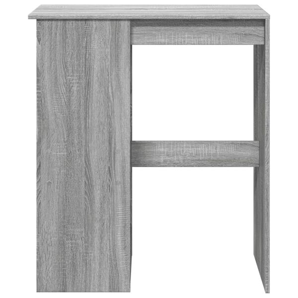 vidaXL Bar Table Grey sonoma Engineered wood Bar Table Rectangular