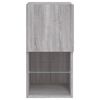 vidaXL TV Cabinet Grey Sonoma Engineered Wood Small TV Cabinet