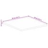 vidaXL Table Top 19.7"x19.7"x1" Square Solid Wood Reclaimed