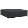 vidaXL Furniture Cover Plain Black 102.36 x 102.36 x 35.43 in 210D