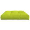 vidaXL Pallet Cushion Bright green 100% polyester 47.2"x31.5"x4.7