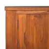 vidaXL TV Cabinet Natural Teak Solid Teak Wood Large Teak Cabinet