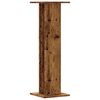 vidaXL Speaker Stands 2 pcs Old Wood 11.8x11.8x37.4" Engineered Wood