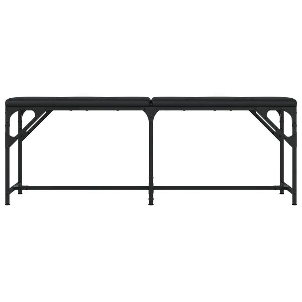 vidaXL Dining Bench Black