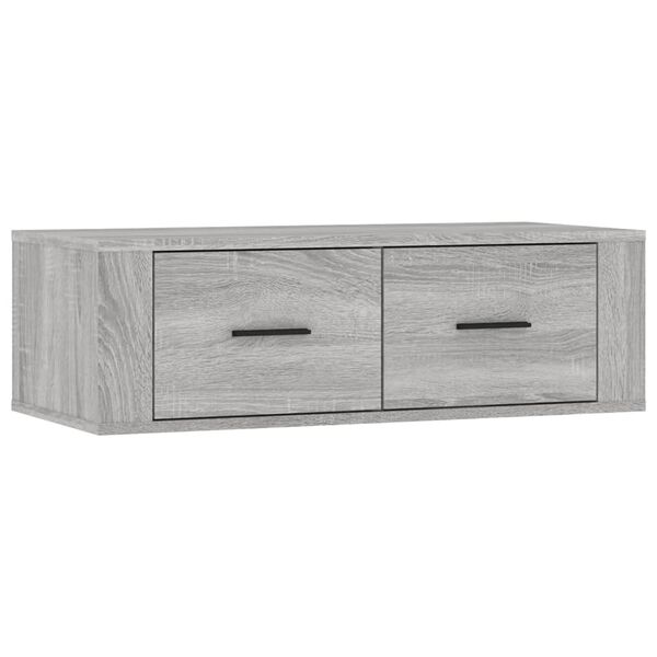 vidaXL TV Cabinet Gray Sonoma Engineered Wood Medium TV Cabinet