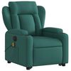 vidaXL Electric Stand Up Massage Recliner Chair Dark green