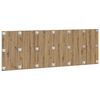 vidaXL Wall Headboard Artisan Oak Engineered Wood 94.5 x 0.6 x 31.5 in