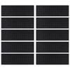 vidaXL Stair Tread Black Rubber 9.8 x 29.5 in Stair Tread Rectangular