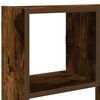 vidaXL Wall Cube Shelf Smoked Oak Engineered Wood Medium Wall Cube Shelf