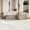 vidaXL Garden Sofa Set Beige