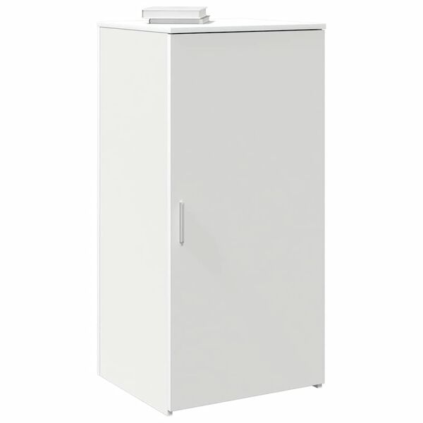 vidaXL Storage Cabinet White Engineered wood Medium Storage Cabinet