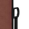 vidaXL Retractable Side Awning Brown