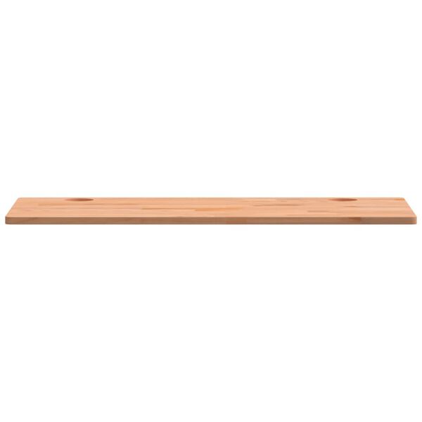 vidaXL Desk Top 39.4x19.7x0.6" Solid Wood Beech