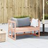 vidaXL Garden Sofa Bench Natural wood Solid Douglas wood Extendable