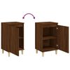 vidaXL Bedside Cabinet Brown oak Engineered wood Medium