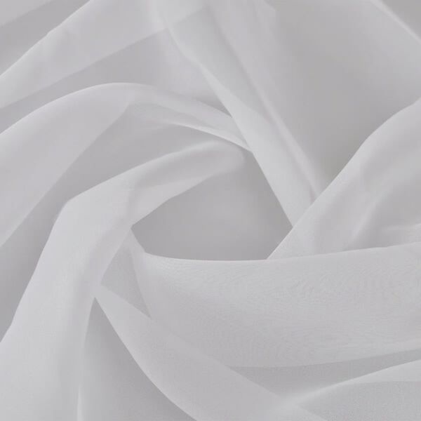 vidaXL Voile Fabric 4.8 x 65.6' White