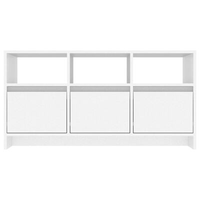 vidaXL TV Cabinet White 40.2"x14.8"x20.7" Engineered Wood