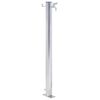 vidaXL Water Column Silver Stainless Steel, Polypropylene 31.5 in Column