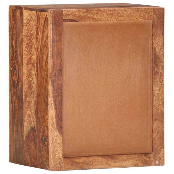 vidaXL Bedside Cabinet 15.7"x11.8"x19.7" Solid Acacia Wood