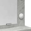 vidaXL Dressing Table Concrete Grey 19.69 x 16.14 x 53.15 in