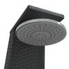 vidaXL Outdoor Shower Black