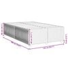 vidaXL Bed Frame Dark Grey