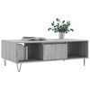 vidaXL Coffee Table Gray Sonoma Engineered wood, Iron Medium