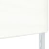 vidaXL Party Tent White 210D oxford fabric with silver coating, steel
