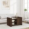 vidaXL Coffee Table Brown oak Engineered wood Medium Coffee Table