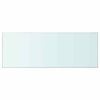vidaXL Glass Panel Set of 2 Clear Tempered Glass 31.5x11.8 in