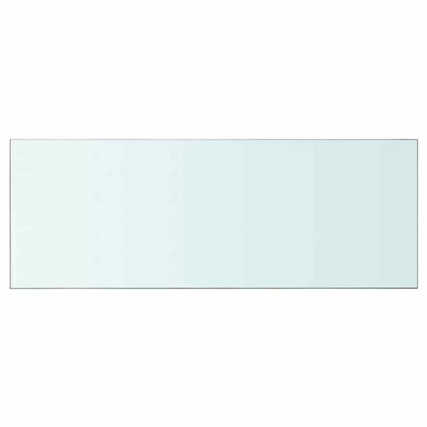 vidaXL Glass Panel Set of 2 Clear Tempered Glass 31.5x11.8 in