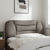 vidaXL Headboard Cushion Taupe 100% polyester 39.4 in Headboard Cushion