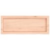 vidaXL Bathroom Countertop 31.5 x 11.8 x (0.8-1.6) " Untreated Solid Wood