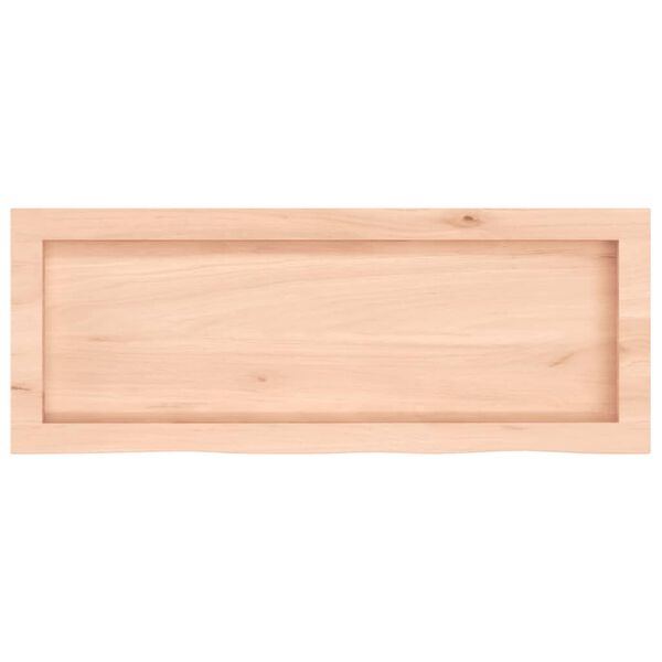 vidaXL Bathroom Countertop 31.5 x 11.8 x (0.8-1.6) " Untreated Solid Wood