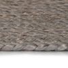 vidaXL Area Rug Grey Braided jute 47.2 in Stylish Design Area Rug