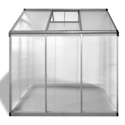 vidaXL Greenhouse Reinforced Aluminum 37.2 ft²