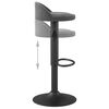 vidaXL Bar Stool Dark Grey