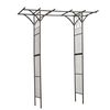 Nature Garden Arch Black Galvanized steel with epoxy coating