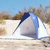 vidaXL Beach Tent Azure Blue 105.5x87.8x49.2" 185T Polyester